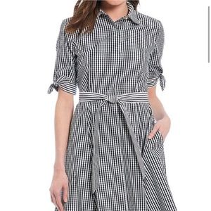 Calvin Klein gingham shirt dress